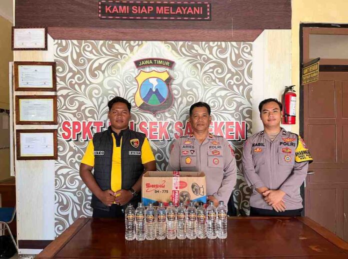 Polsek Sapeken amankan arak bali