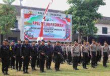 Apel Pasukan Muktamar NU ke-35, Polres Jombang Siapkan Pengamanan Massa Muktamar NU ke-35 di Jombang, Polisi Siapkan Pengamanan 90 Ribu Massa