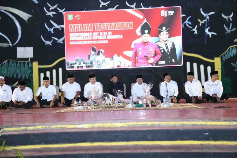 Malam Tasyakuran Hut Ke-81 Ri, Bupati Sumenep Tekankan Kemerdekaan Harus Diisi Kerja Nyata
