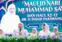 Gubernur Jatim Khofifah Gelar Maulid Nabi dan Haul ke-12 H. Indar Parawansa di Surabaya Khofifah Gelar Maulid Nabi dan Haul ke-12 H. Indar Parawansa di Surabaya