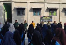 Koramil 0826-10 Waru Peduli Lingkungan, Gelar Karya Bakti Skala Besar Bersama Warga Desa Tagangser Laok Pamekasan