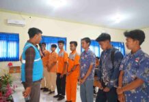 Menyambut Hari Pelanggan Nasional 2026, PLN Tanamkan Budaya Aman Berlistrik Sejak Bangku Sekolah PLN Mengajar edukasi keselamatan listrik di SMKN 1 Kalianget