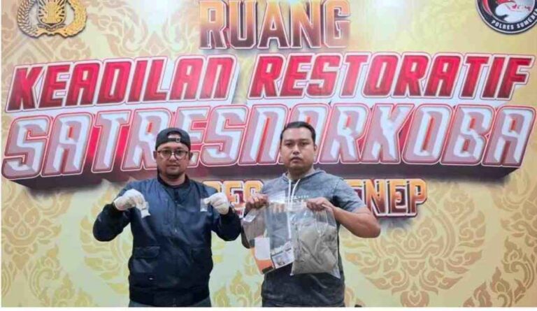 Polresta Sumenep Ungkap Sabu 4,28 Gram, Pria 55 Tahun Diamankan