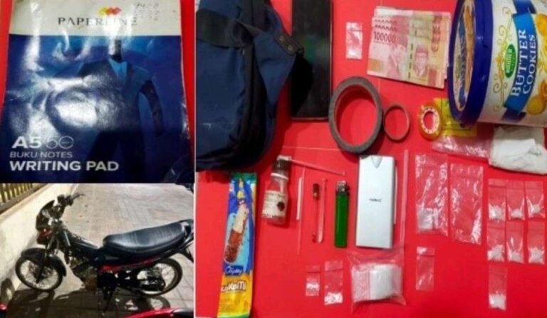 Lima Tersangka Dibekuk, Polres Pasuruan Kota Sita Sabu Lebih Dari 62 Gram