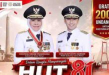 HUT ke-81 RI, 4.000 Warga Jatim Diundang Upacara di Grahadi