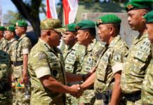 Wakasad Tekankan Jiwa Korsa dan Disiplin kepada Prajurit Yonif TP 531/Menak Sopal