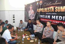 Kapolresta Sumenep Temui AMOS, Bahas Kamtibmas hingga Hoaks Kapolresta Sumenep dan amos