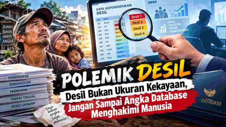 Keruwetan Soal Desil: Ketika Angka Database Dianggap Ukuran Kekayaan