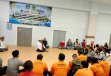 Doa untuk Korban Virgo Transport 8 Menggema di Pelabuhan Tanjung Perak, Keluarga Masih Menunggu Kepastian Doa bersama korban Virgo Transport 8 di Posko Terpadu GSN Tanjung Perak