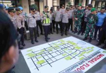 434 Personel Polres Kediri Kota Disiagakan, Pengamanan Lirboyo Bersholawat Diperkuat