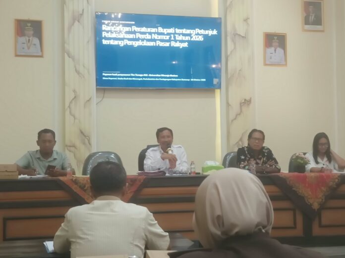 fgd-perbup-pengelolaan-pasar-rakyat-sumenep rancangan Perbup Pengelolaan Pasar Rakyat di DKUPP Sumenep