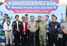 Hari Sumpah Pemuda, Polda Jatim Satukan 5.000 Mahasiswa, Pemuda, dan Santri