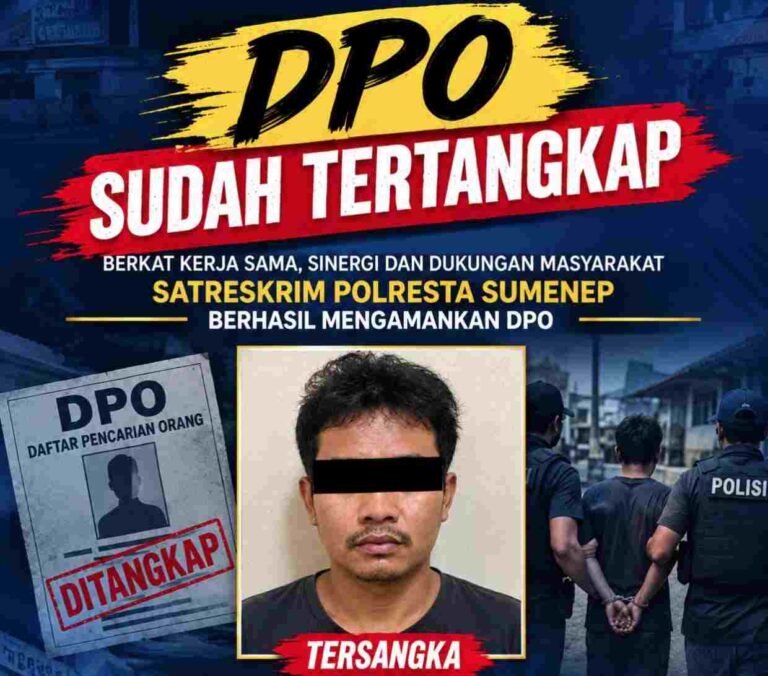 Dpo Kasus Penipuan Modal Usaha Rp200 Juta Ditangkap Resmob Polresta Sumenep