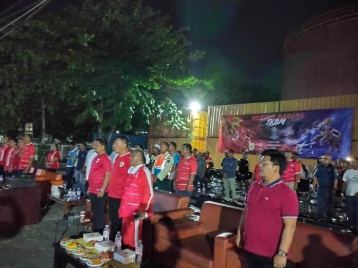 Nobar Timnas Indonesia vs Thailand dan sosialisasi keselamatan kerja di KSOP Gresik